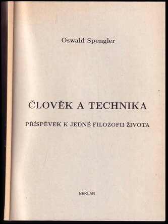 Člověk a technika