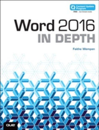 Word 2016 In Depth (includes Content Update Program)
