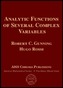 Analytic Functions of Several Complex Variables