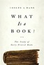 What Is a Book?