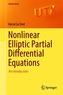 Nonlinear Elliptic Partial Differential Equations