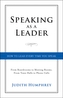 Speaking As a Leader