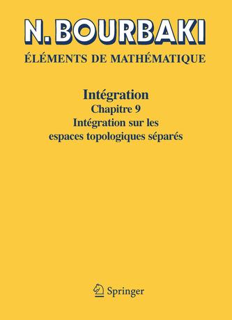 Elements De Mathematique. Integration