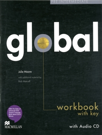 Global Pre-intermediate: Workbook with key + CD