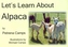 Let's Learn About Alpaca