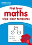 First level wipe-clean maths templates