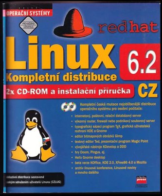 Linux RedHat 6.2 2x CD-ROM Kompl. distr.