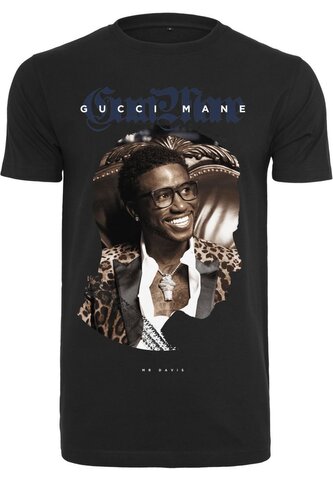 Triko Merchcode Gucci Mane Leopard - černé, XL