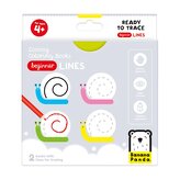 Looong Coloring Books - Ready To Trace. BEGINNER LINES