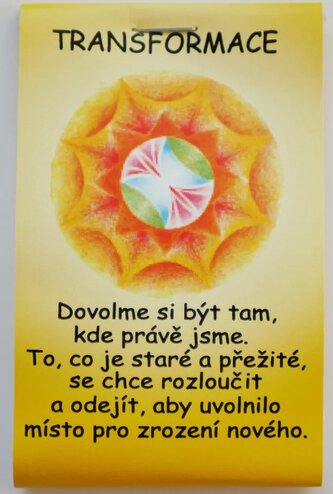 Čajíček - transformace