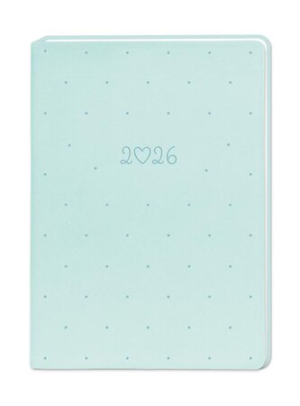 Terminplaner Lederlook 2026 Mint