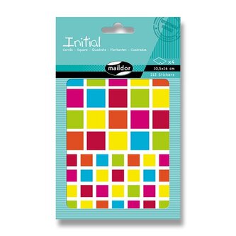 Samolepky Maildor Initial - Čtverce