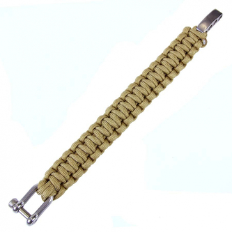 Náramek Paracord 101 Inc Massive Iron - coyote
