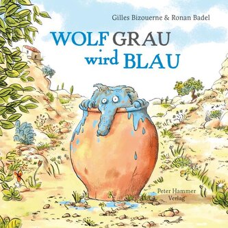 Wolf Grau wird blau
