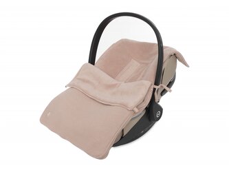 Fusak do autosedačky Basic Knit Wild Rose
