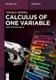Calculus of One Variable