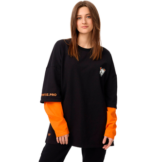 Virtus.pro basic collection long sleeve orange, XL
