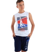 Chlapecké tílko Active - bílá 152