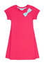 Dívčí šaty Basic - růžová 104
