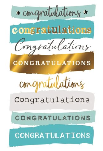 Přání nápisy Congratulations