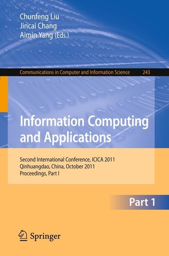 Information Computing and Applications
