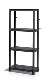 Regál  STACKARO SOLID 75 HD - barva: černá