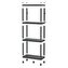 Regál  STACKARO SOLID 75 HD - barva: černá