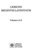 Lexicon Recentis Latinitatis