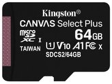 KINGSTON Canvas Select Plus 64GB microSD / UHS-I / CL10 / bez adaptéru