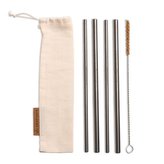 GoodWays GoodStraw kovová brčka 4 ks
