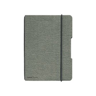 Sešit flex A5/40 listů, čtvereček, len-šedý