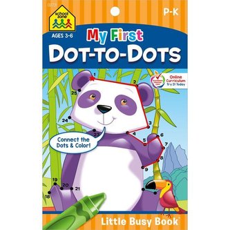 School Zone My First Dot-To-Dots Tablet Workbook
