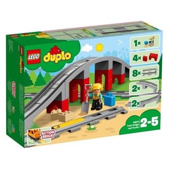 LEGO® DUPLO 10872 Doplňky k vláčku – most a koleje