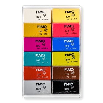 FIMO® "Leather Effect" sada 12 barev 25g