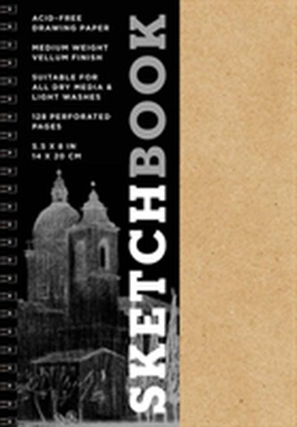 Sketchbook (basic small spiral Kraft)