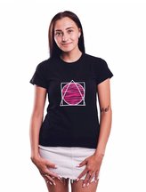 Triko Black Divergence - S