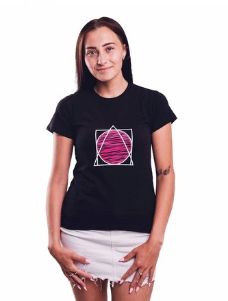 Triko Black Divergence - S