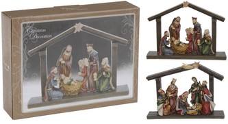 Betlém Vánoční dekorace 20 x 15 cm KOMETA