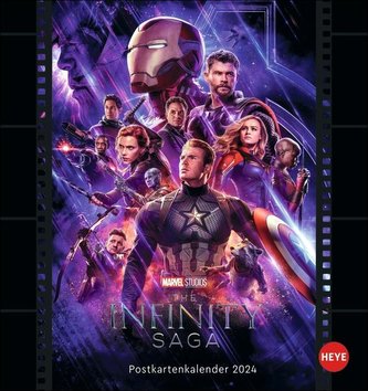 Marvel Postkartenkalender 2024