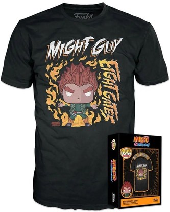 Funko Boxed Tee: Naruto- 8 Gates Guy- L