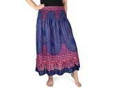 Sukně NIRAN, mandaly, modrá