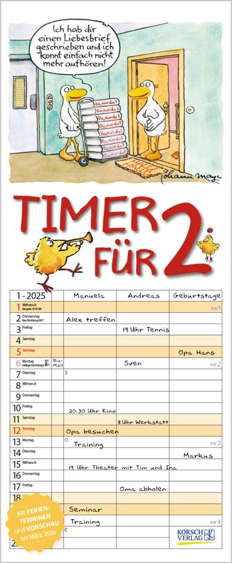Timer für 2 2025