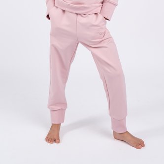 Moniel Dětské rostoucí tepláky Basic Powder Pink 74 cm