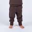 Moniel Dětské rostoucí tepláky Basic Chocolate 122/128 cm