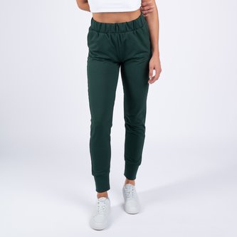 Moniel dámské tepláky Basic Dark Green L
