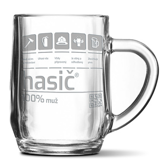 Půllitr Hasič: 0,5