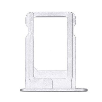 Šuplík SIM iPhone 5, 5S white / silver