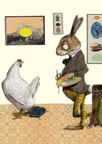 Osterhase, Postkarten