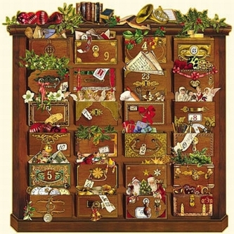 Nostalgische Weihnachtskommode