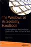 The Windows 10 Accessibility Handbook